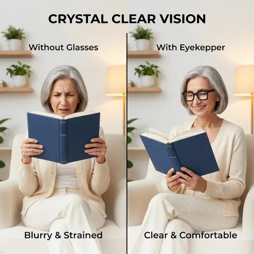 Vista 9 de Eyekepper Gafas De Lectura Mujeres Gafas Con Estilo Lectores - Negro