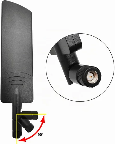 Vista 3 de 4G LTE Antena 10dBi SMA Masculino Omni Banda Ancha para Router Gateway 2Pcs Antena LTE 4G de 600-6000MHz para dispositivos 3G 4G GSM. Antenas MIMO