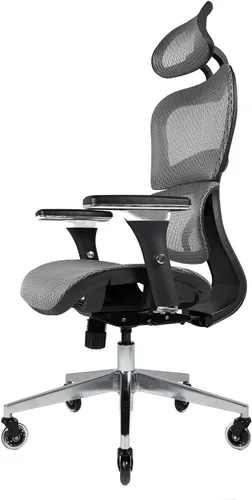 Vista 12 de Nouhaus Ergo3D - Silla ergonómica de oficina con soporte lumbar de malla con reposabrazos ajustable 4D, reposacabezas y ruedas ajustables, respaldo