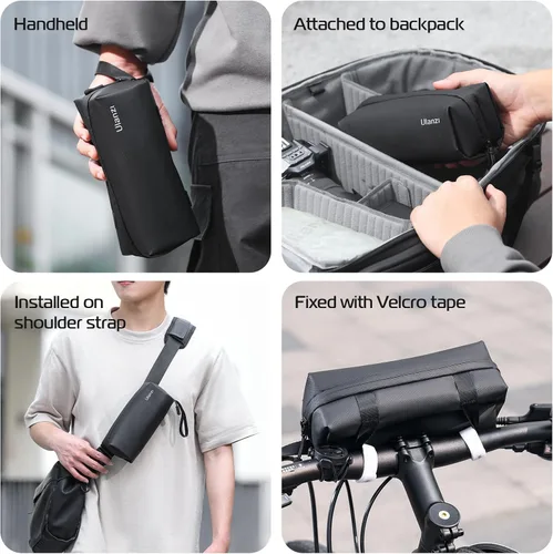 Vista 7 de ULANZI PK-04 Bolsa de transporte para DJI Osmo Pocket 3, estuche de almacenamiento portátil, protector para DJI Osmo Pocket 3 Creator Combo