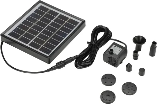 Vista 5 de Bomba de fuente solar, filtros circulares y cartucho de medios de filtración, filtros de piscina, kit de panel solar alimentado por energía solar