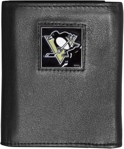 Vista 8 de Siskiyou Sports NHL Executive Cartera de cuero genuino de tres pliegues