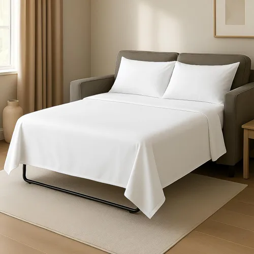 Vista 11 de Cottingon Sábanas individuales de 4 piezas para sofá cama individual, sábanas de sofá 100% microfibra cepillada, se adapta fácilmente a colchones