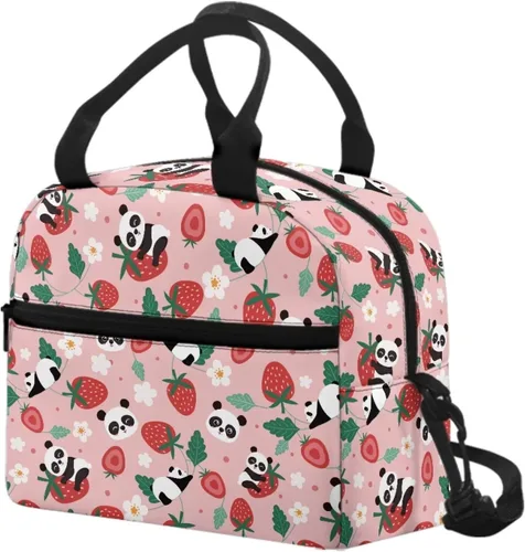 Vista 39 de doginthehole Bolsa de almuerzo portátil de teñido anudado azul, bolsa de almuerzo, organizador reutilizable, hielera para adultos, al aire libre