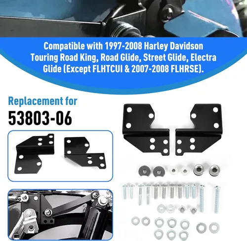 Vista 2 de KUAFU Kit de herramientas de acoplamiento desmontable compatible con Harley