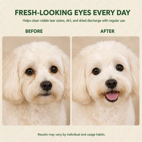 Vista 7 de Toallitas para ojos de mascotas para perros y gatos, 100
