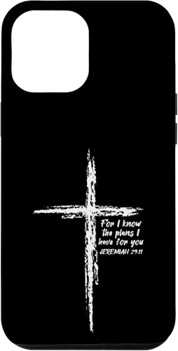 Vista 26 de Cross I Know The Plans Verse Bible Jesus God - Funda de regalo cristiana para iPhone 17