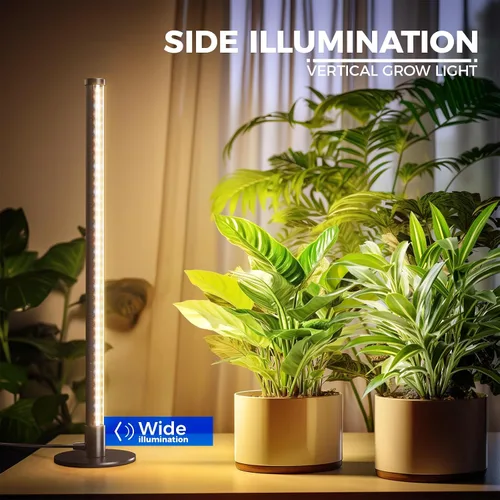 Vista 6 de Barrina Luz de Crecimiento de Pie para Plantas de Interior, 20W 2FT Luz LED de Planta de Escritorio, Colgante y de Pie, Luces de Crecimiento