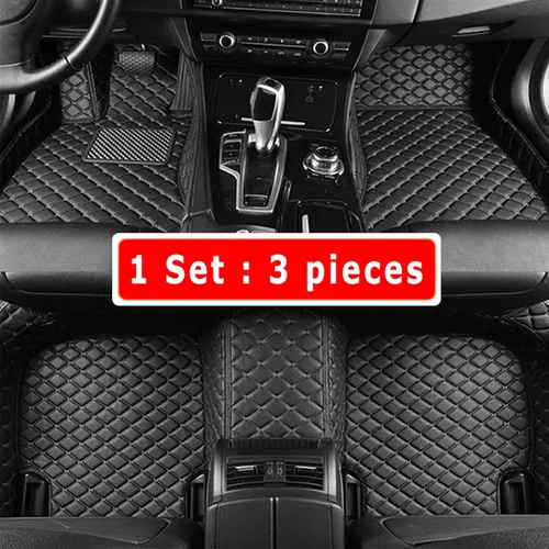 Vista 3 de Alfombrillas de coche LHD para Nissan Marzo 2019 2018 2017 2016 2015 2014 2013 2012 2011 2010 Accesorios de automóvil Alfombras decorativas LHD 3pcs