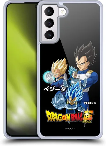 Vista 28 de Head Case Designs Funda de gel con licencia oficial de Dragon Ball Super Group Future Trunks Arc Characters [protección de grado militar] compatible