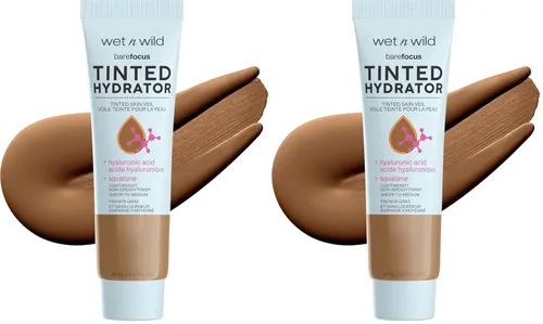 Vista 11 de wet n wild - Enfoque sin maquillaje, hidratante entintado, velo entintado para piel, cobertura ligera y acumulable con ácido hialurónico y escualano