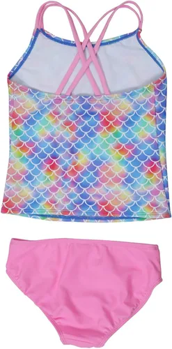 Vista 4 de Belloo - Traje de baño de 2 piezas estilo tankini para niñas de 4 a 14 años