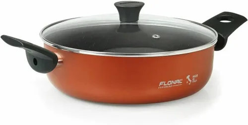Vista 3 de Flonal Pepita Red Bronze - Juego de utensilios de cocina antiadherentes de aluminio forjado (8 piezas)