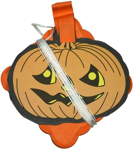 Vista 2 de 3 unids 10ft Precioso Halloween calabaza cadena de papel guirnalda decoración Prop forma OH