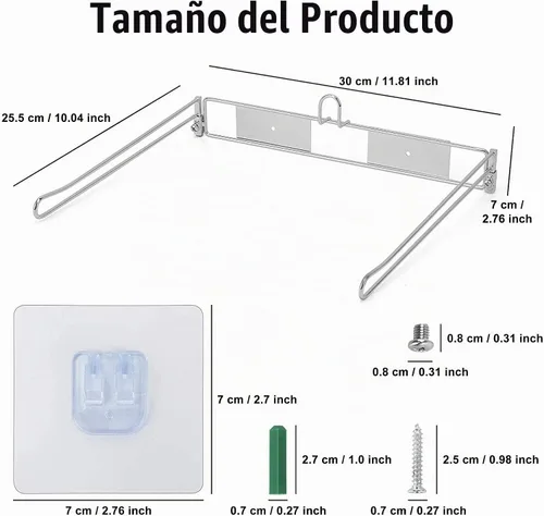 Vista 2 de YeeBeny Estante para bolsas de camisetas - Soporte para bolsas de plástico colgante