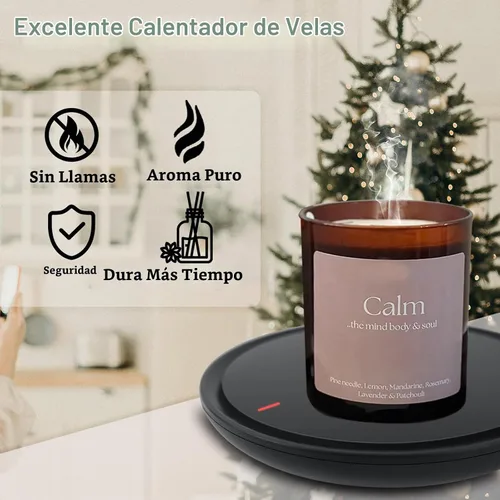 Vista 2 de Calentador de velas y café para escritorio - Apagado automático