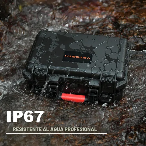 Vista 3 de Estuche para Dron DJI Mini 4K: Estuches de Viaje Rígidos Impermeables con Espuma Personalizada para DJI Mini 2/2 SE Fly Combo, Caja de Transporte