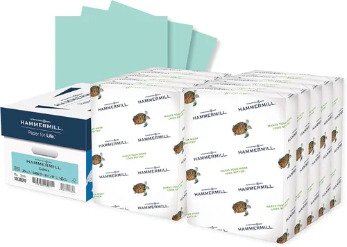 Vista 14 de Hammermill - Papel de color, papel de impresora color ante de 20 libras, 8.5 x 11 pulgadas - 1 resma (500 hojas), fabricado en los Estados Unidos
