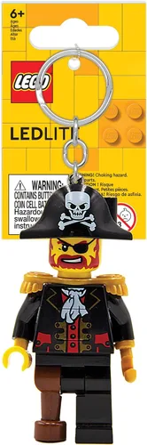 Vista 8 de LEGO Llavero de luz - Capitán Brickbeard (KE23H) grande de 3 pulgadas