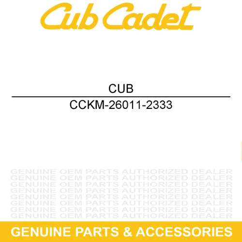 Vista 2 de CUB CADET KM-26011-2333 Kawasaki - 2 cables grandes de campo 4x2 414 411