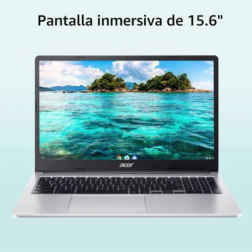Vista 3 de Acer Chromebook 315 - Computadora portátil, 15.6 pulgadas de FHD, Intel