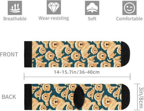 Vista 6 de Sigouyinei Calcetines divertidos y casuales para hombres y mujeres