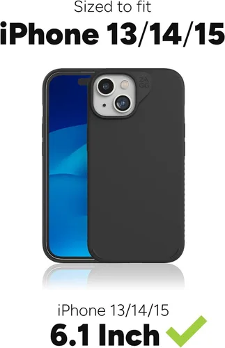 Vista 3 de ZAGG Manhattan Snap - Funda para iPhone 15, silicona de alta calidad para iPhone 15, material de grafeno duradero, superficie lisa con un cómodo