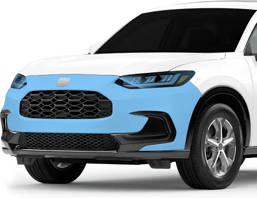 Vista 8 de BOGAR TECH DESIGNS Funda para kit de película PPF para parachoques delantero Honda HR-V 2023+, sujetador transparente