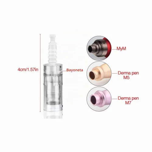 Vista 5 de 5 piezas de cartuchos nano redondos para bayoneta, repuestos desechables para microagujas N2 M5 M7
