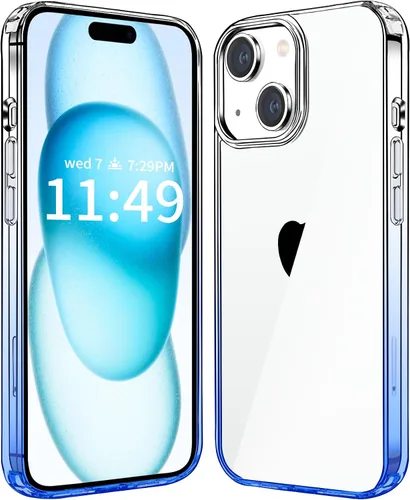 Vista 5 de JJGoo - Funda compatible con iPhone 17 Pro, funda transparente a prueba de golpes, funda protectora delgada con parte trasera de policarbonato duro