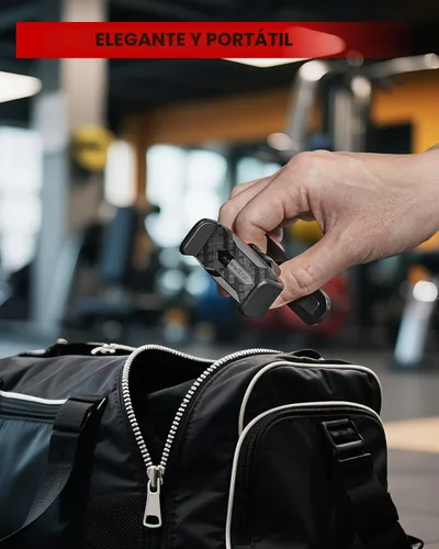 Vista 5 de APPS2Car [Paquete de 2] Soporte magnético para teléfono de gimnasio, ajustable en 360°, compatible con teléfonos inteligentes de 4.7 a 6.5 pulgadas