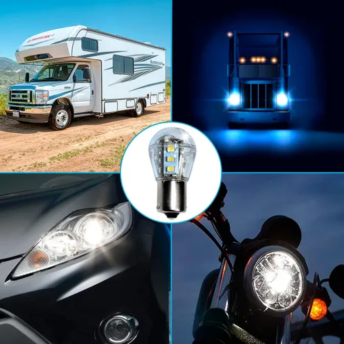 Vista 4 de HQRP Paquete de 2 bombillas LED para faros delanteros compatibles con John Deere LTR166 LTR180 LT133 LT150 LT155 LT160 LT166 LT170 LT180 LX255 LX266