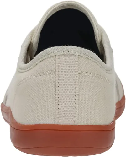 Vista 4 de WHITIN Women's Wide Canvas Shoes Minimalist Barefoot Sneakers Classic Fit Low Top