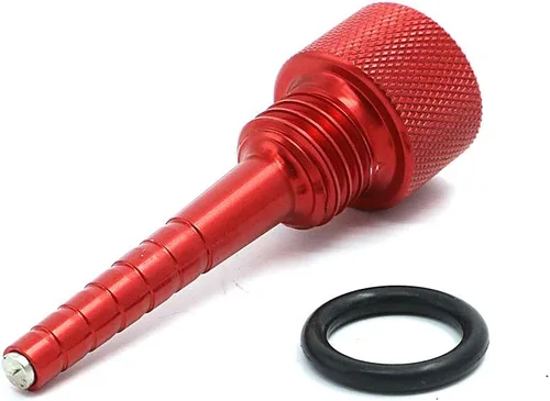 Vista 6 de Motoparty para generador inversor Predator 3500, varilla magnética de aceite color rojo