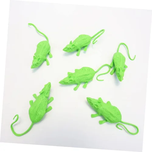 Vista 3 de Kisangel 18pcs Simulated Mouse Decor for Halloween Pranks and Scene Layout Creative Soft Mice for Haunted House and Decor