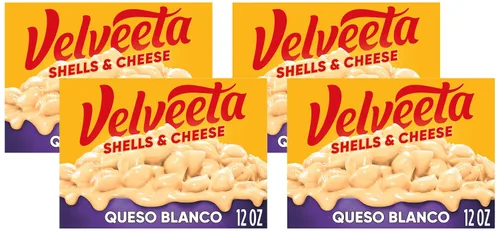 Vista 13 de Velveeta Brócoli de conchas y queso con pasta de conchas, salsa de queso y floretes de brócoli, caja de 9.4 onzas