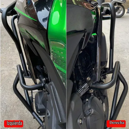 Vista 5 de Jaula de acero para motocicleta, barra de choque, protector de motor, protector de parachoques para Ka-wasaki Versys 650 Versys650 KLE650 KLE 650 15