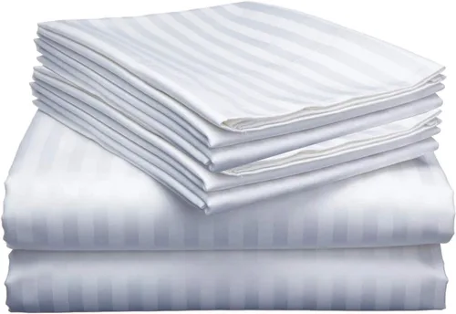 Vista 20 de Mattress-Homes Juego de sábanas tamaño Queen de 6 piezas, colección Hotel Luxury, 100% algodón egipcio, sábana bajera ajustable de 18 pulgadas