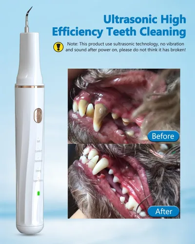 Vista 2 de Hansaplast Removedor de placa para dientes, limpieza de dientes de perro, herramientas dentales para eliminar el sarro y las manchas, seguro
