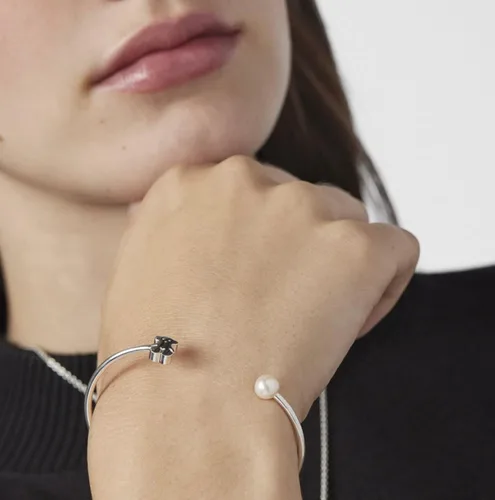 Vista 6 de Pulsera TOUS Sweet Dolls de plata 925 con perla cultivada de agua dulce china blanca de 0.236 0.256 in