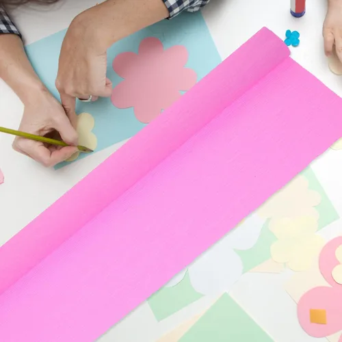 Vista 8 de LIFKOME Papel crepé dobleces rollo de papel crepé hojas italianas rosas papel de regalo para obras de arte floral, bricolaje, decoración de boda