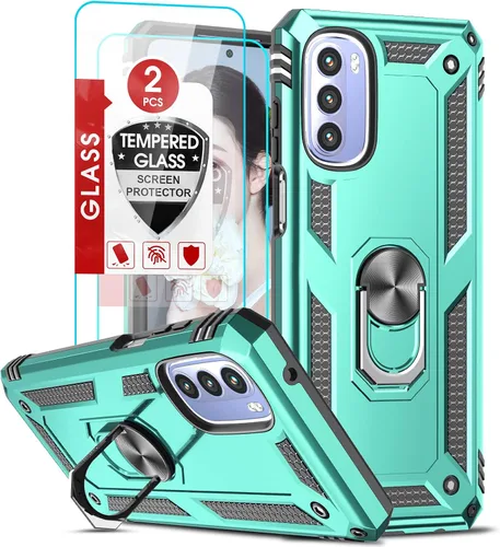 Vista 252 de LeYi Funda para Moto G Stylus 2022 4G (no compatible con 5G), funda para Moto G Stylus con 2 protectores de pantalla, funda protectora de grado Oro