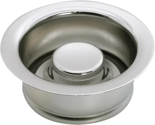 Vista 6 de Westbrass R2089-62 - Brida de drenaje y tapón de eliminación de residuos para fregadero de cocina de 4-1/4 pulgadas, 1 paquete, negro mate