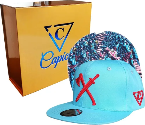 Vista 187 de Capiche - Gorra de visera plana de serie especial, talla única, unisex, hombre, más de 99 diseños