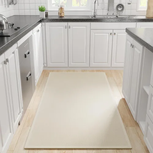 Vista 25 de Hargiis Alfombra de cocina de goma antideslizante, lavable, absorbente para piso, lavable a máquina, para frente del fregadero, puerta, lavandería