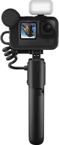 Vista 7 de GoPro HERO11 Black Creator Edition - Incluye Volta (agarre de batería, trípode, control remoto), Media Mod, Light Mod, Enduro Battery - Cámara