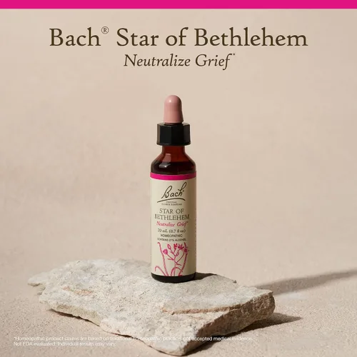 Vista 5 de Bach Remedios florales originales, Estrella de Belén - Gotero de 0.7 fl oz, paquete de 2 - Neutraliza el dolor - Esencia floral homeopática natural