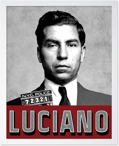 Vista 11 de Poster Master Póster Big Al - Impresión de retrato Big Al, arte de escarcara, arte de traje de Chicago, arte de gángster, arte del jefe del crimen