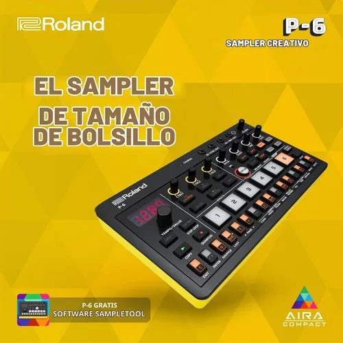 Vista 8 de Roland Muestreador creativo AIRA Compact P-6