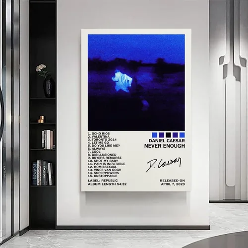 Vista 6 de Nunca Es Suficiente Póster de Lienzo Arte de Pared para la Sala de Estar Pintura para Dormitorio 8 x 12 pulgadas (20 x 30 cm)